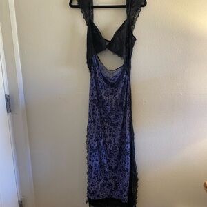 FP BlacK/Purple Lace Nightgown